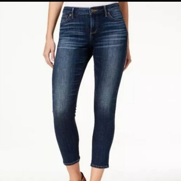 LUCKY BRAND Jeans Women's Size 10/30 Blue Denim Ankle Lolita Crop - Picture 2 of 12